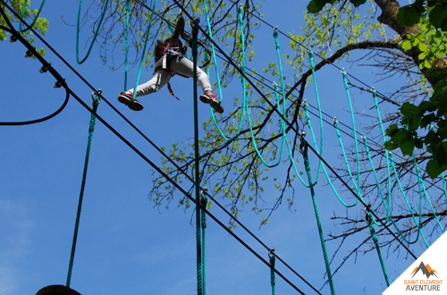 Parcours dans les arbre dans l'alier