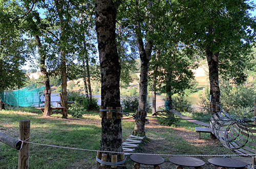 Parcours enfants dans arbre en Allier